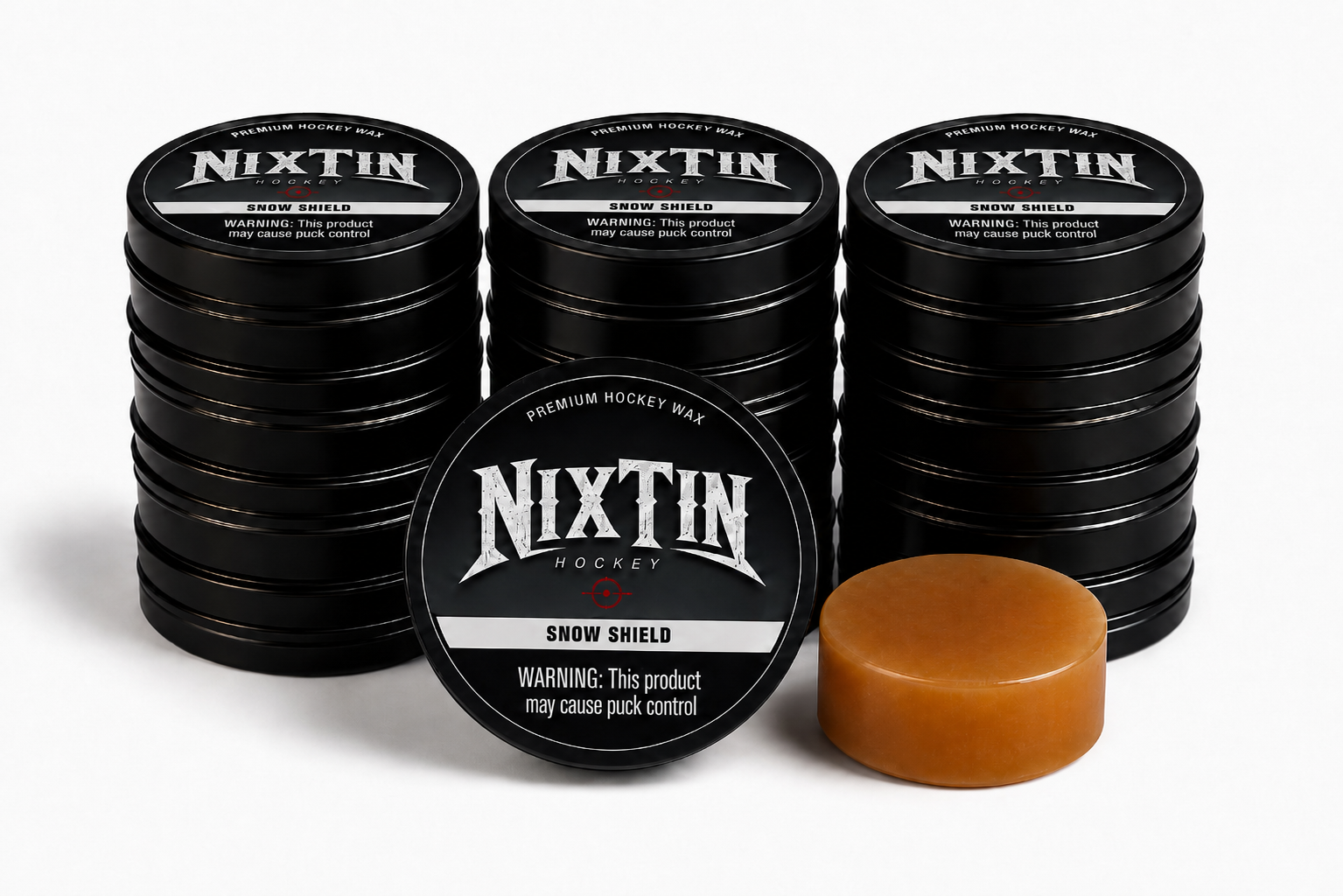 NixTin Snow Shield Hockey Wax (12-Pack)